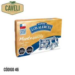 MANTEQUILLA ALERCE 125 GRS CAJA 5 KILOS 40 UNIDADES - Distribuidora Caveli