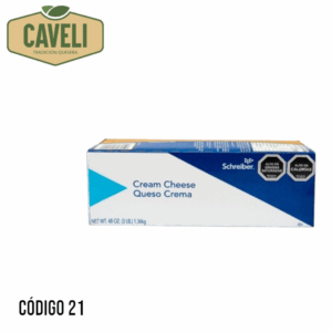 CREAM CHEESE SCHREIBER 1.36 KG CAJA 10 UNIDADES - Distribuidora Caveli