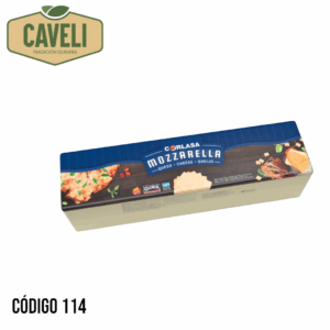 MOZZARELLA CORLASA BARRA 3.3 KG CAJA 4 UNIDADES - Distribuidora Caveli