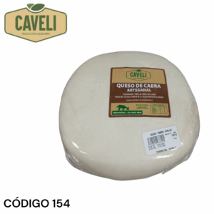 QUESO DE CABRA ARTESANAL PASTEURIZADO PIEZA REDONDA APP. 4.5 KILOS - Distribuidora Caveli