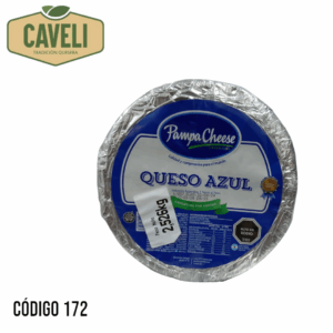 QUESO AZUL PAMPA CHEESE RUEDA APP. 2.8 KILOS CAJA 4 UNIDADES - Distribuidora Caveli