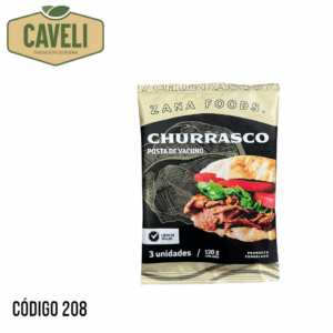 CHURRASO DE POSTA VACUNO 120 GR. CAJA 25 UNIDADES - Distribuidora Caveli