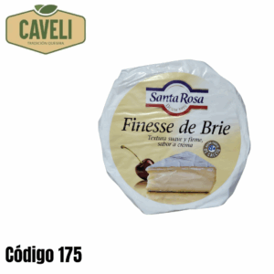 QUESO BRIE SANTA ROSA PIEZA 1 KILO CAJA 2 UNIDADES - Distribuidora Caveli