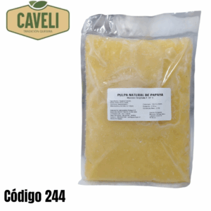 PULPA DE PAPAYA BOLSA 1 KILO CAJA 10 KILOS - Distribuidora Caveli