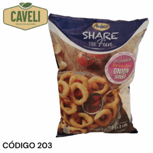 AROS DE CEBOLLA AVIKO BOLSA 1 KILO CAJA 6 UNIDADES - Distribuidora Caveli