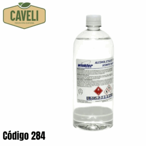 Alcohol Etílico Desnaturalizado Técnico 70% Recarga 1 Litro Caja 20 Unidades - Distribuidora Caveli
