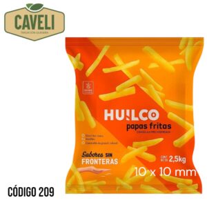 PAPAS PRE FRITAS HUILCO 10 MM BOLSA 2.5 KG CAJA 10 KILOS 4 UNIDADES - Distribuidora Caveli