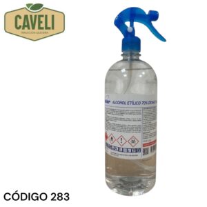 Alcohol Etílico Desnaturalizado Técnico 70% con Gatillo 1 Litro Caja 16 Unidades - Distribuidora Caveli