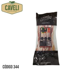 Tocino Laminado Bianchini Ahumado a Leña Bolsa 1 Kilo - Distribuidora Caveli
