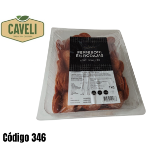 Pepperoni American Type Profesional Bandeja 1 Kilo Caja 12 Unidades - Distribuidora Caveli
