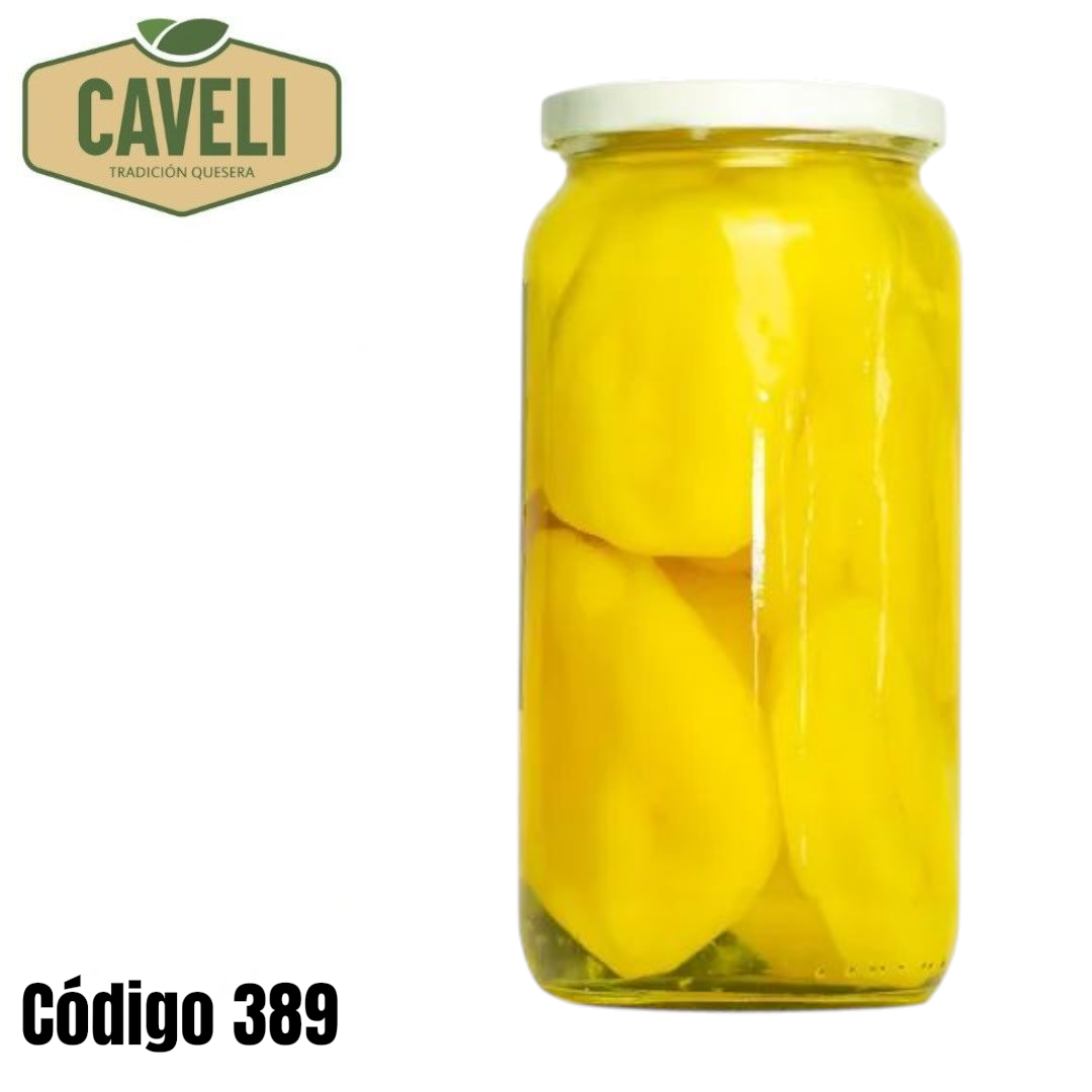 Papayas al Jugo Frasco 8 Papayas por Frasco | Caja 10 Unidades - Distribuidora Caveli