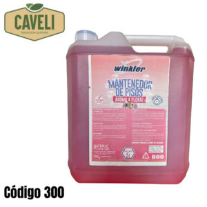 Mantenedor de Piso Floral Winkler Bidón 5 Litros Caja 4 Unidades - Distribuidora Caveli
