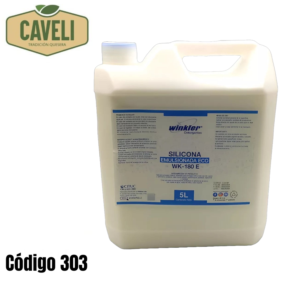 Silicona Emulsionada ECO en bidón de 5 litros Caja 4 unidades - Distribuidora Caveli