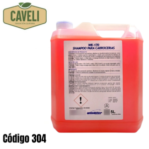 Shampoo para Carrocería Winkler en bidón de 5 litros Caja 4 unidades - Distribuidora Caveli