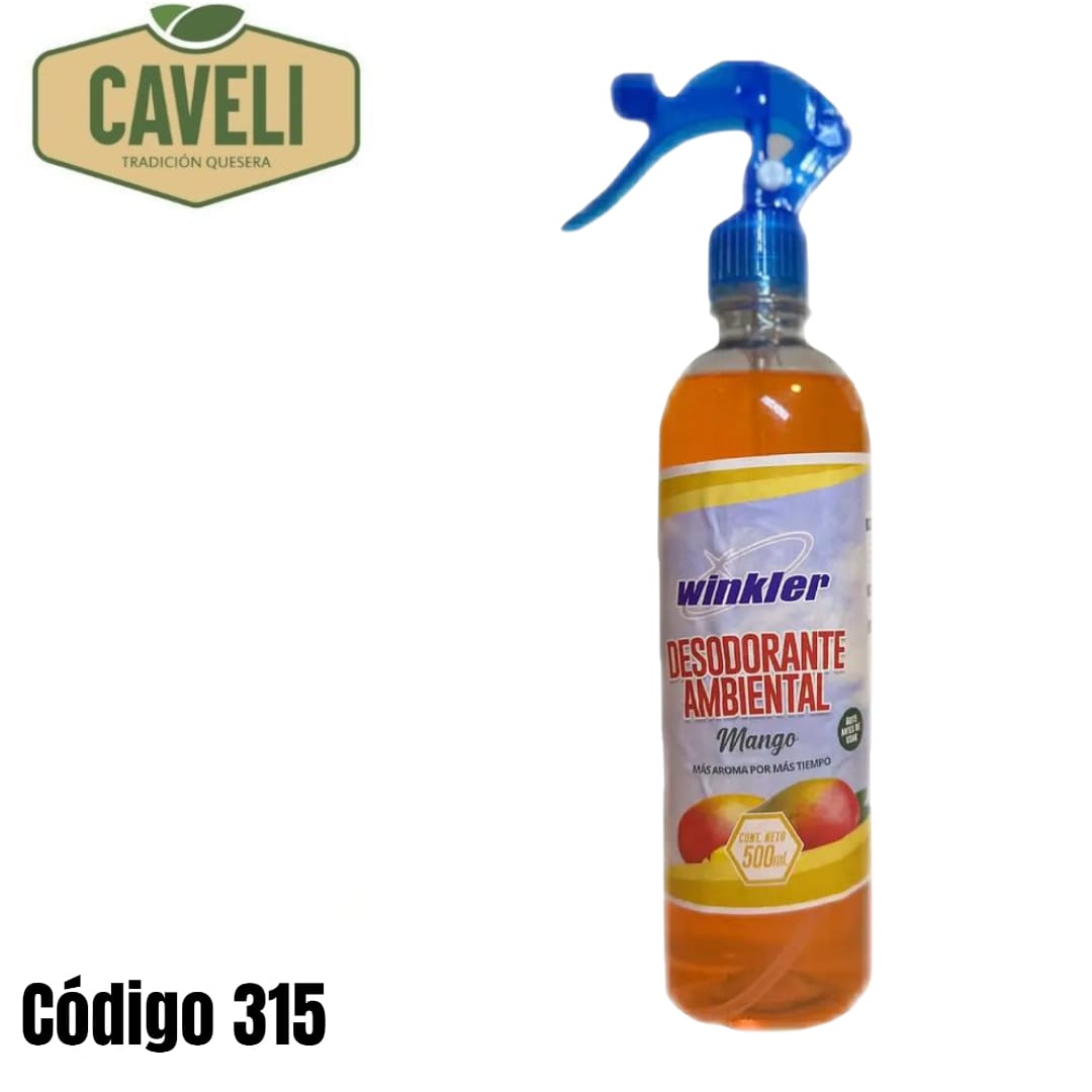 Desodorante Ambiental con Gatillo 500 ml Winkler - Distribuidora Caveli