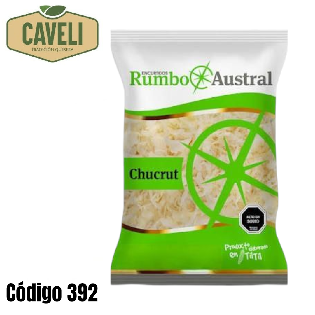 Chucrut Bolsa 1 Kilo Caja 10 Unidades - Distribuidora Caveli